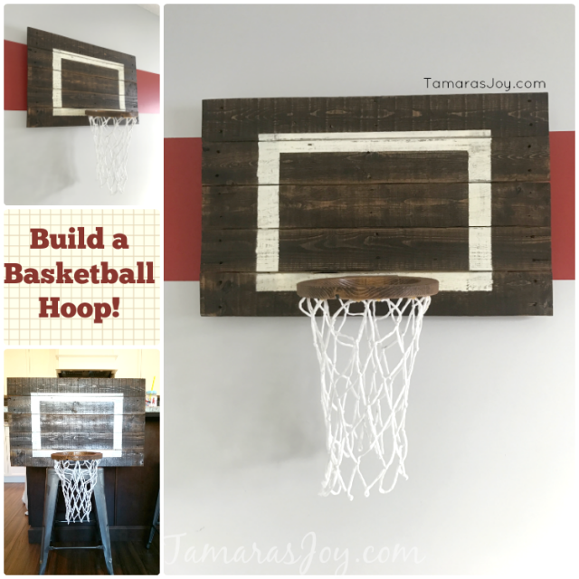 DIY Basketball Hoop for my boys bedroom ⋆ Tamara's Joy