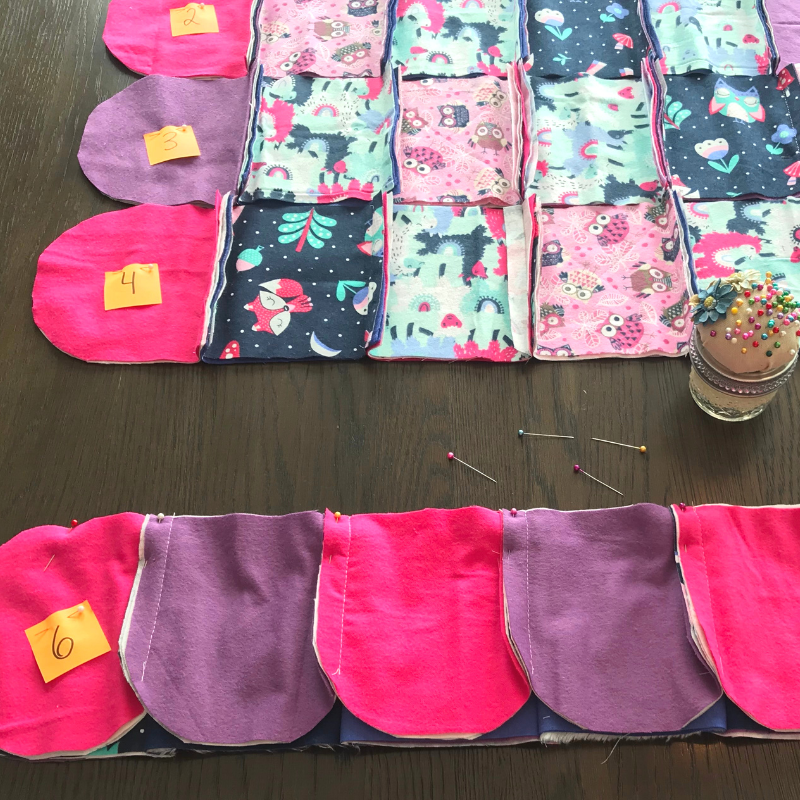 Rag Quilt Idea, Scalloped Edges