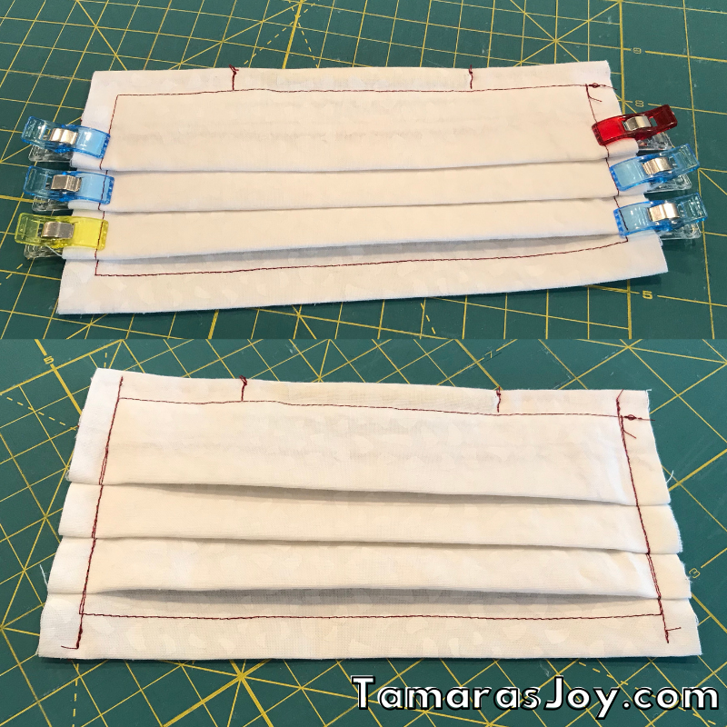 How to sew a face mask with filter pocket