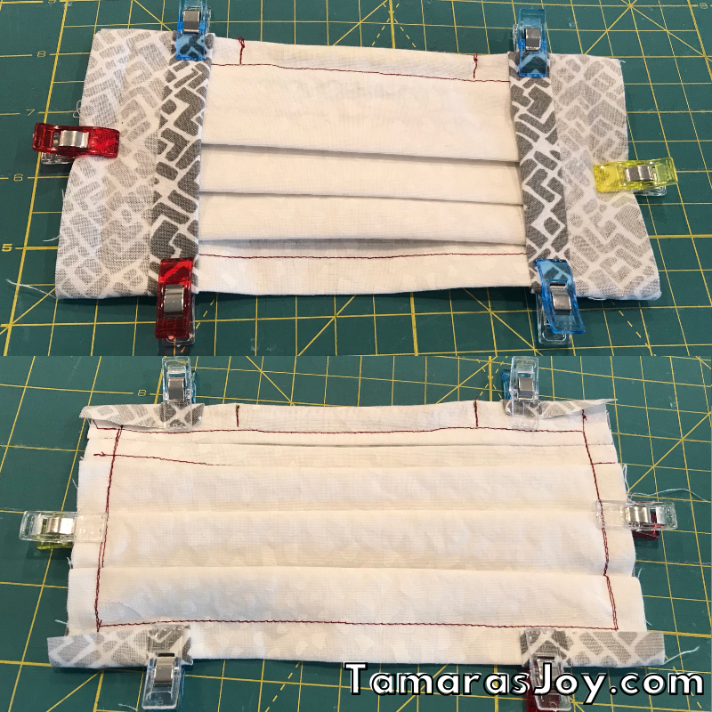 How to sew a face mask with filter pocket