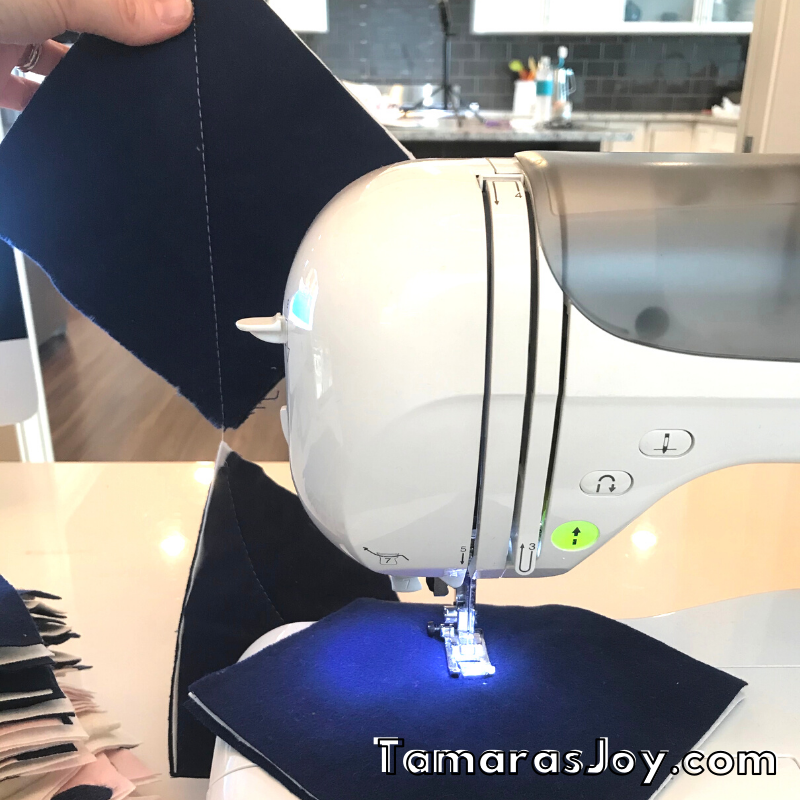 How to sew a rag quilt
