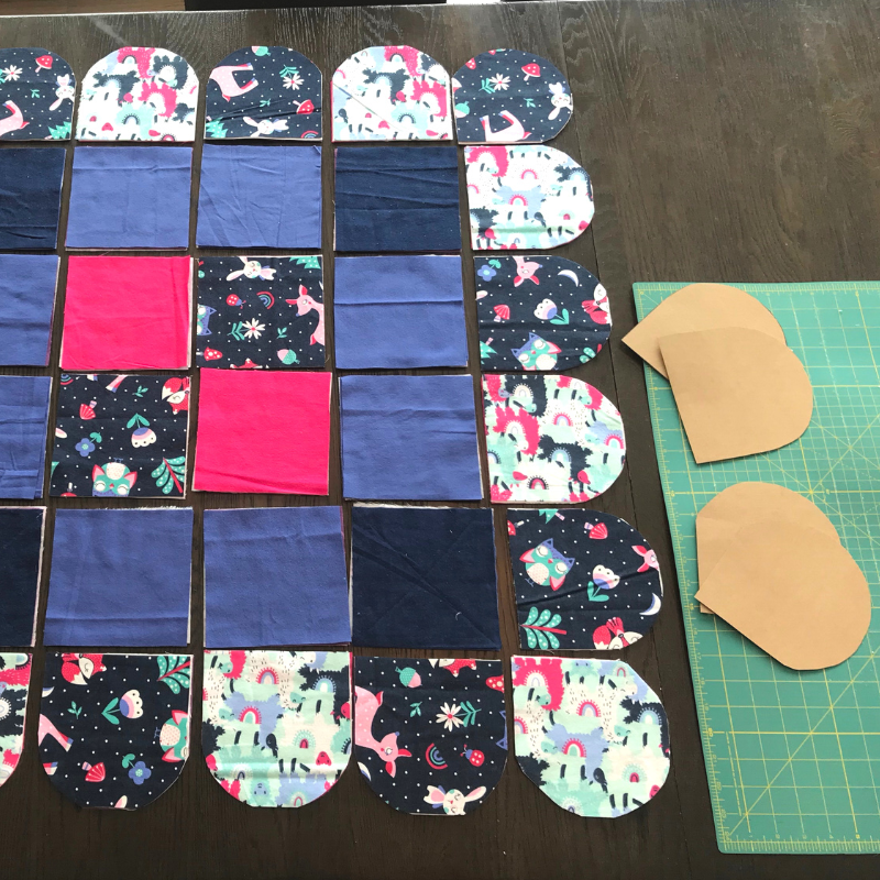 Rag Quilt Idea, Scalloped Edges