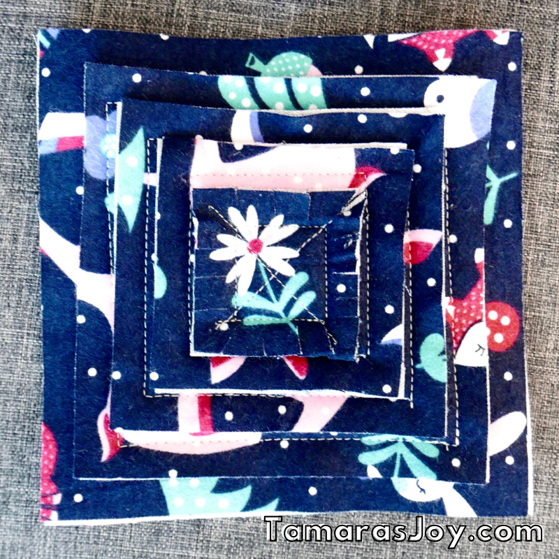 Rag Qilt Ideas, Rosette