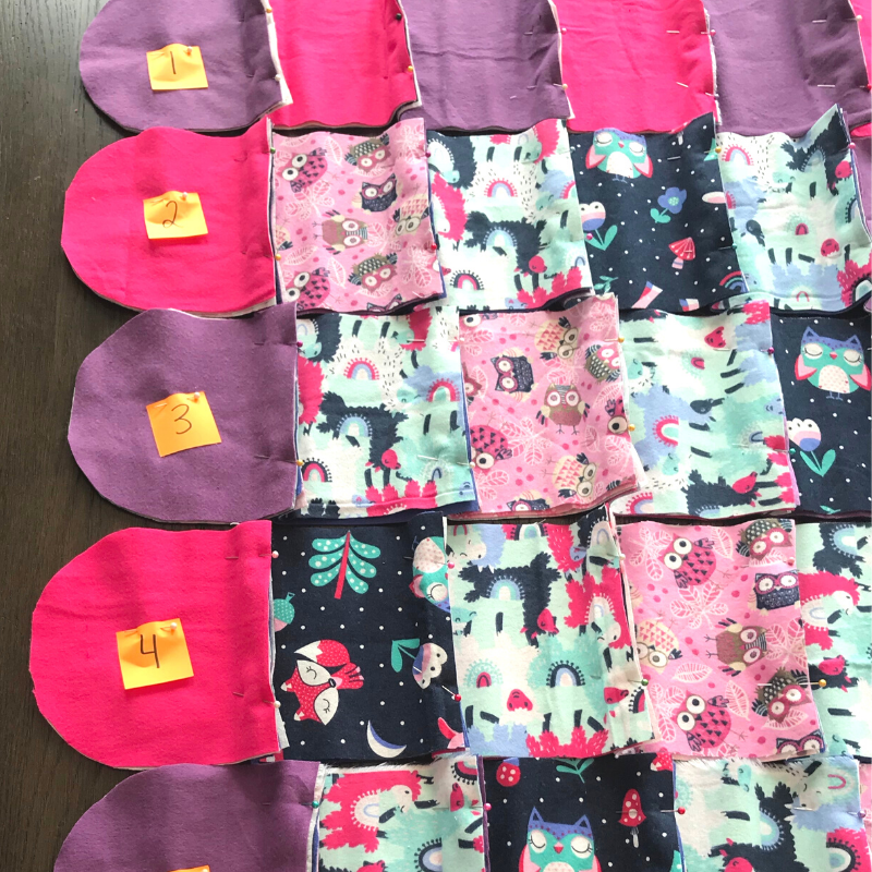 Rag Quilt Idea, Scalloped Edges