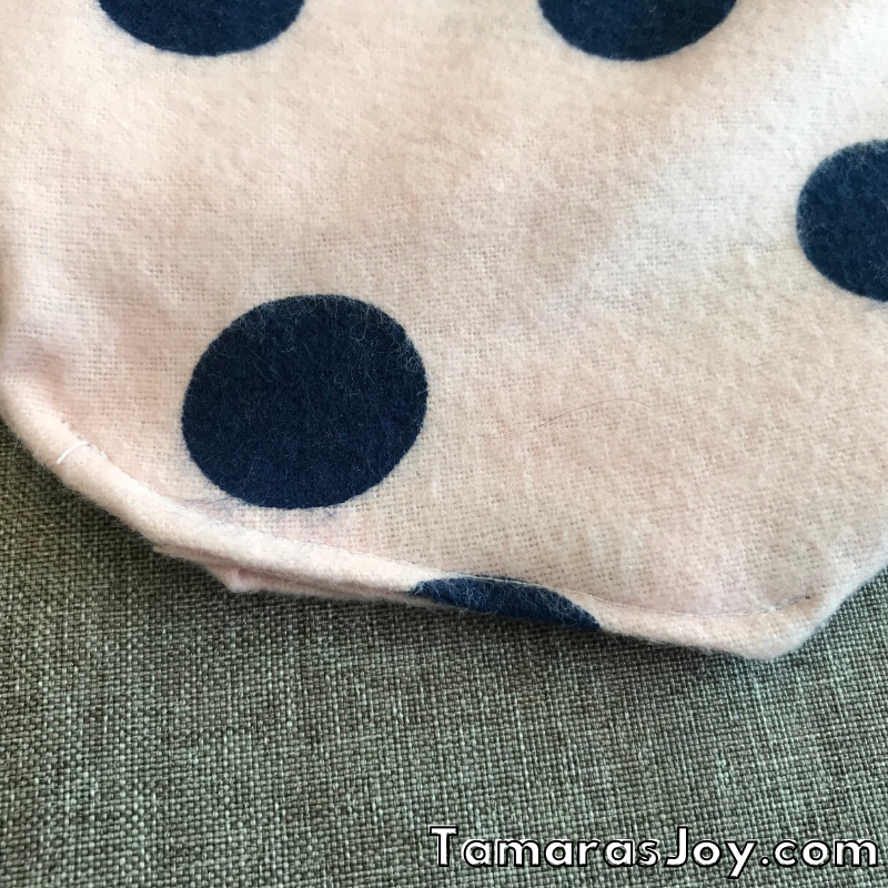 The seam on the inside