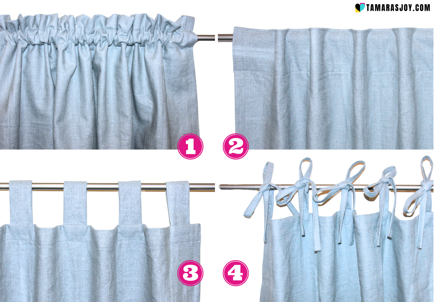 How to Easily Sew Curtains