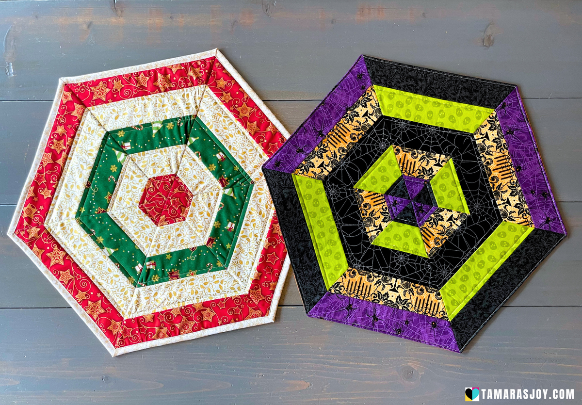 Table Topper Example Hexagon Table Topper Tutorial – Tamara's Joy