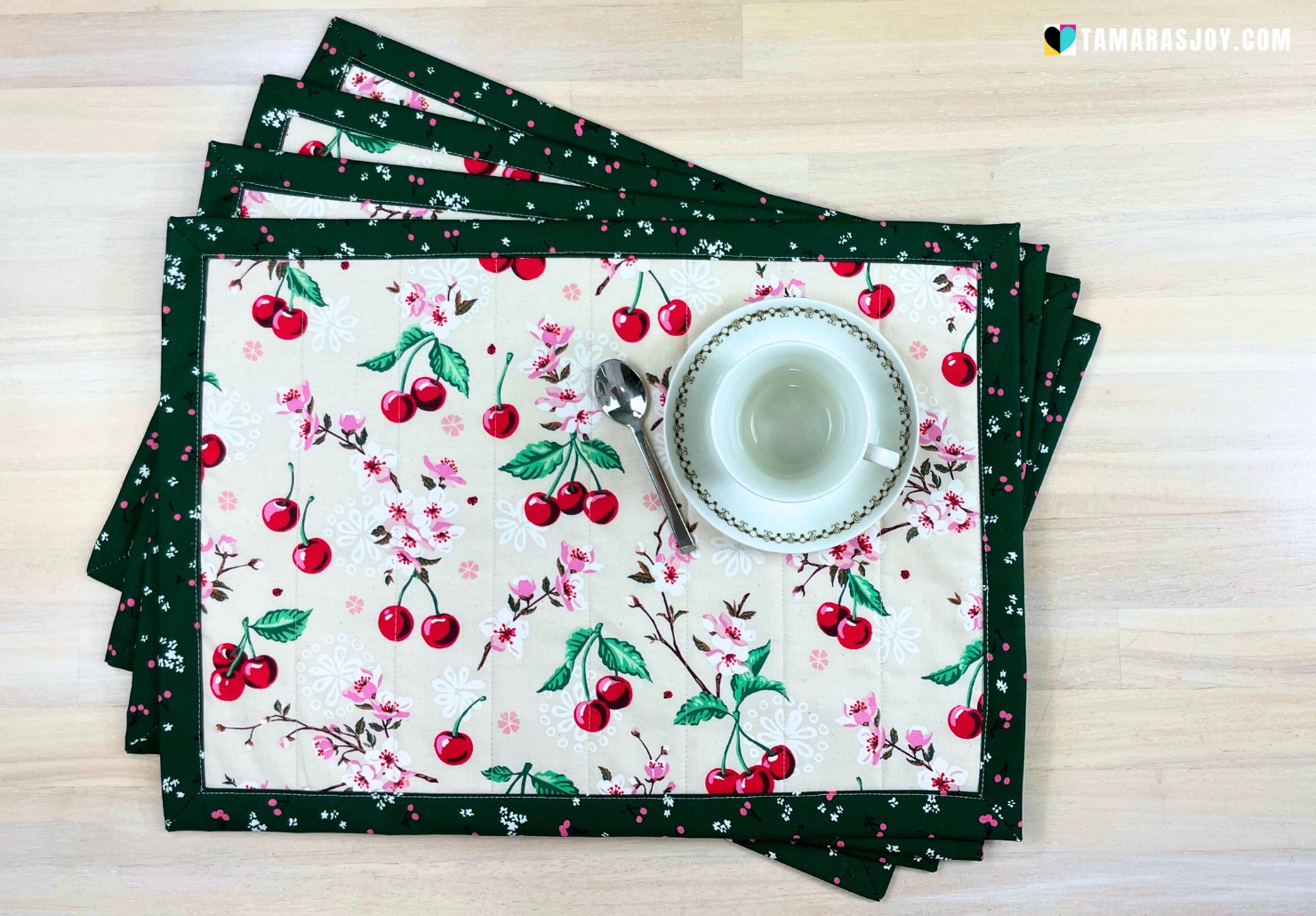 Easy Mitered Corner Placemats