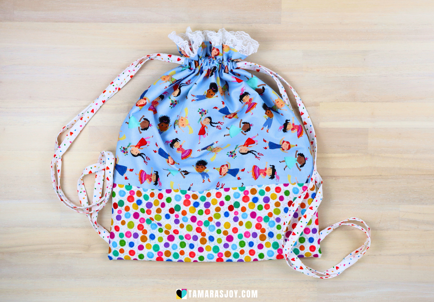 Drawstring Backpack - 4 Ways!