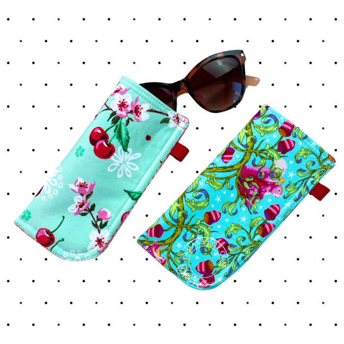 2 Sunglasses cases side by side.