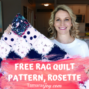 Free Rag Quilt Pattern for Baby Blankets ⋆ Tamara's Joy