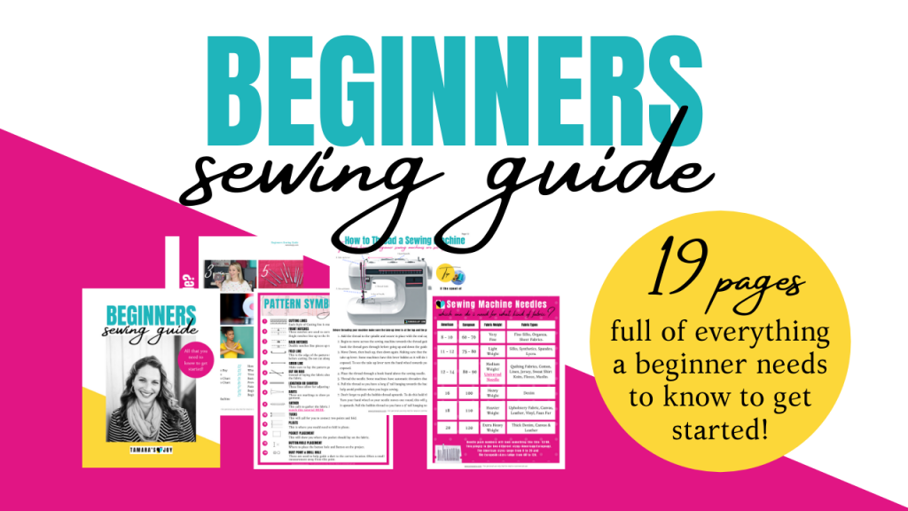 Beginners Guide to sewing.